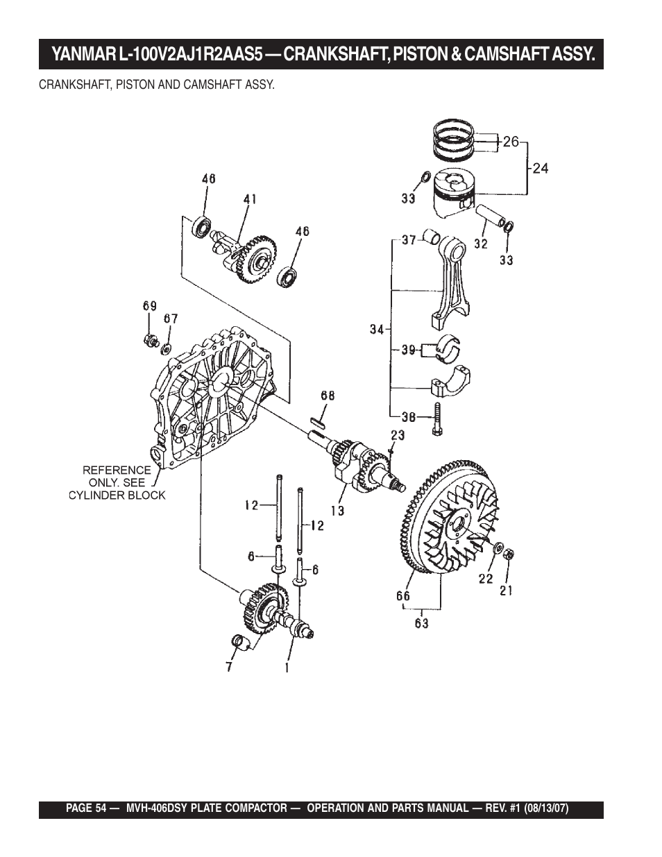 Multiquip MVH406DSY User Manual | Page 54 / 72