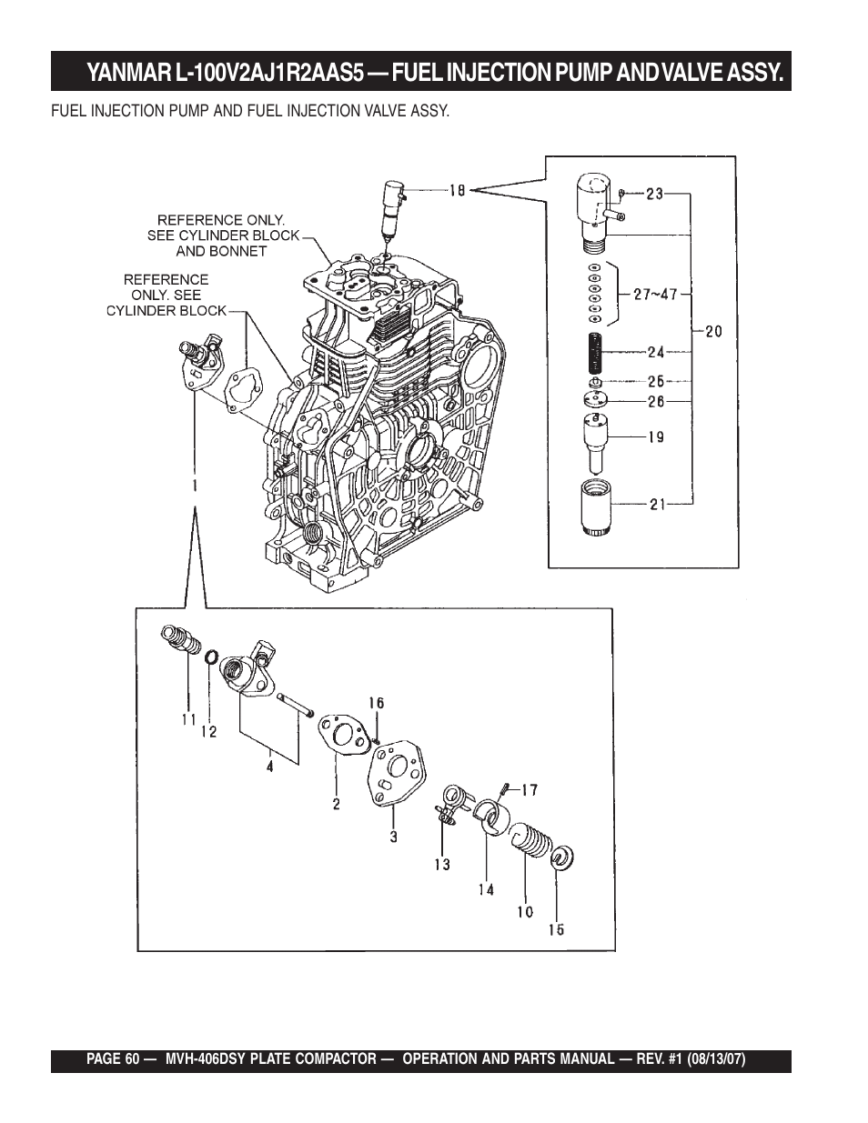 Multiquip MVH406DSY User Manual | Page 60 / 72