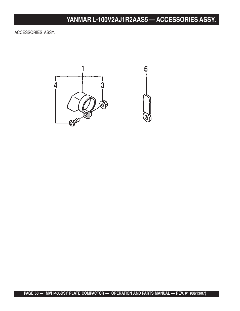 Multiquip MVH406DSY User Manual | Page 68 / 72