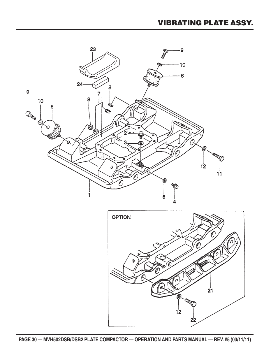 Multiquip MVH502DSB2 User Manual | Page 30 / 92