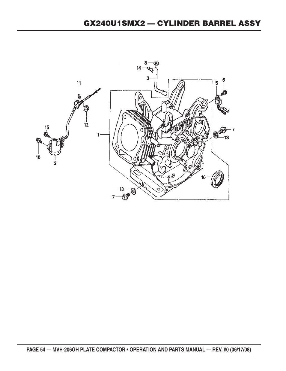 Multiquip MVH206GH User Manual | Page 54 / 80