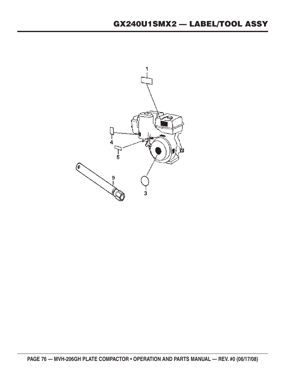 Multiquip MVH206GH User Manual | Page 76 / 80