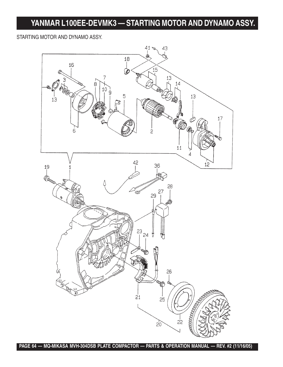 Multiquip MVH304DSB User Manual | Page 64 / 70