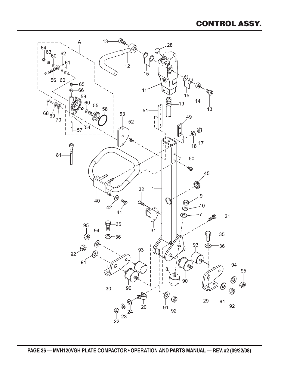 Multiquip MVH120VGH User Manual | Page 36 / 78