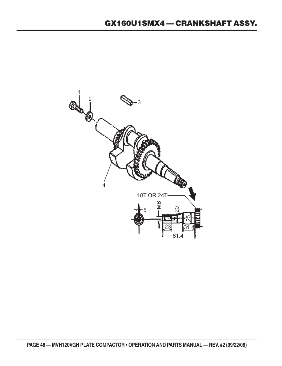 Multiquip MVH120VGH User Manual | Page 48 / 78