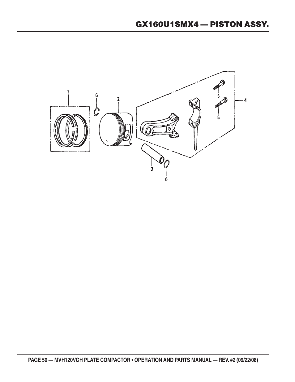 Multiquip MVH120VGH User Manual | Page 50 / 78