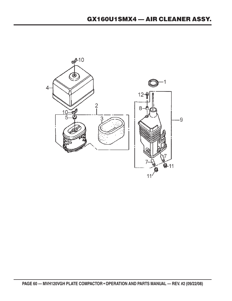 Multiquip MVH120VGH User Manual | Page 60 / 78