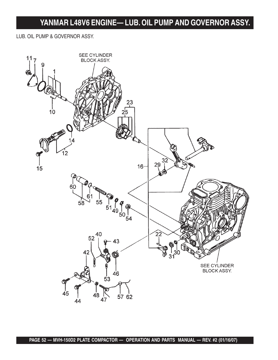 Multiquip MVH150D2 User Manual | Page 52 / 64