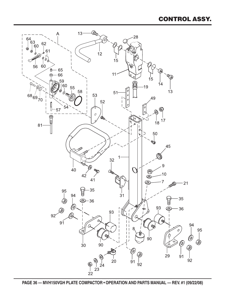 Multiquip MVH150VGH User Manual | Page 36 / 78