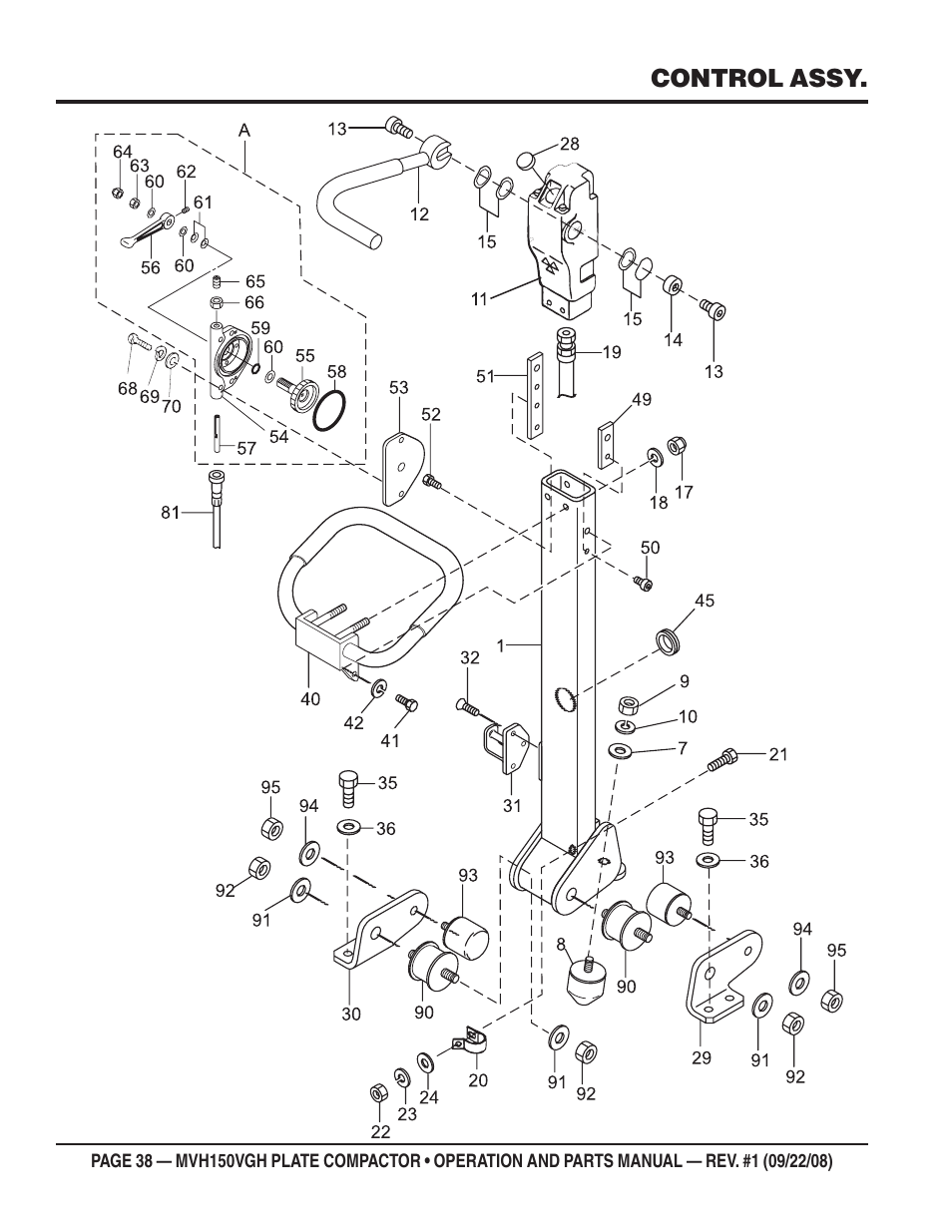 Multiquip MVH150VGH User Manual | Page 38 / 78