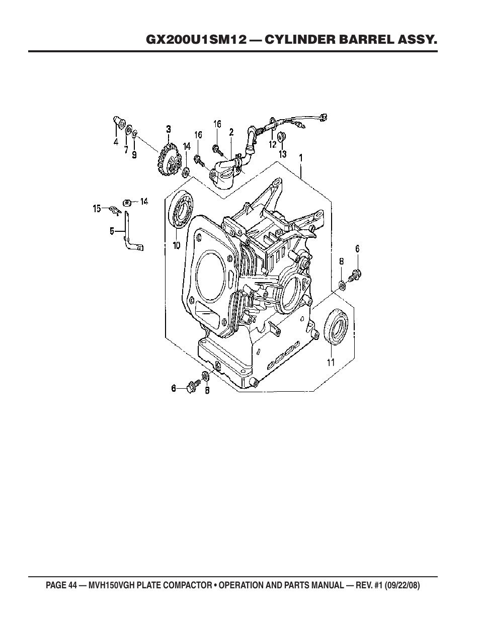 Multiquip MVH150VGH User Manual | Page 44 / 78