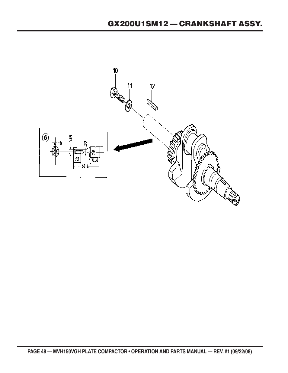 Multiquip MVH150VGH User Manual | Page 48 / 78