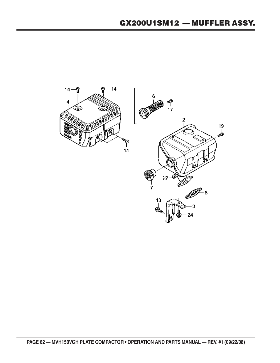 Multiquip MVH150VGH User Manual | Page 62 / 78