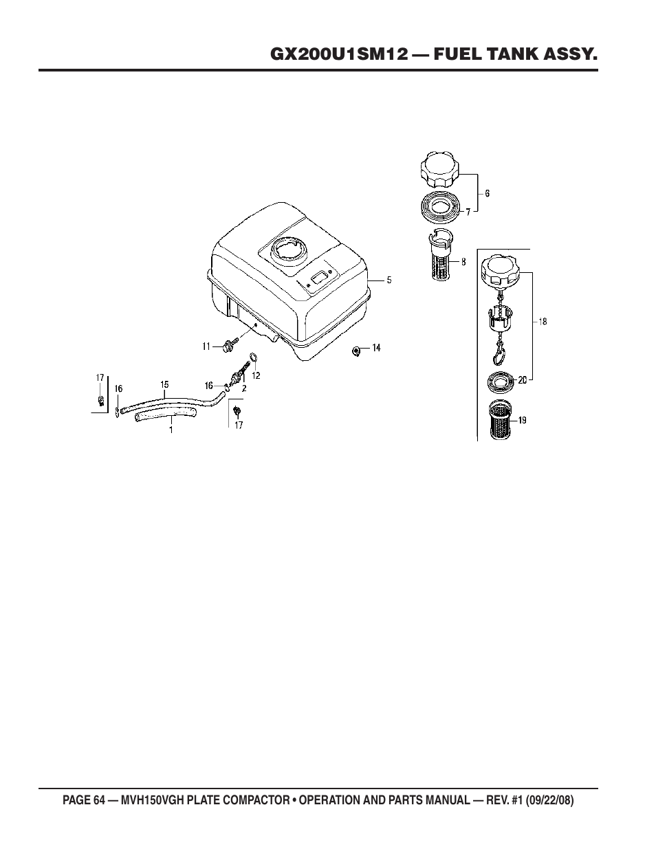 Multiquip MVH150VGH User Manual | Page 64 / 78