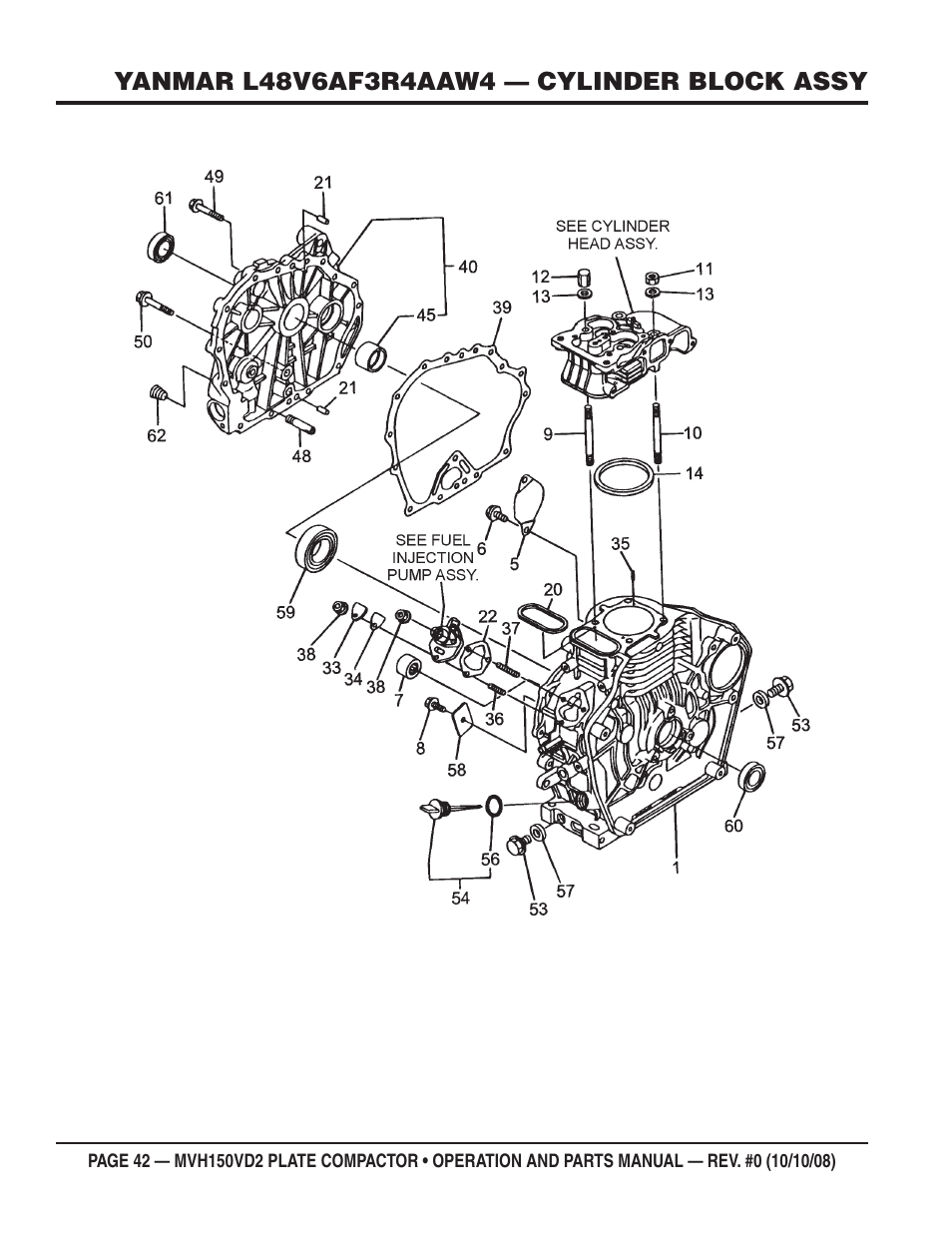 Multiquip MVH150VD2 User Manual | Page 42 / 64