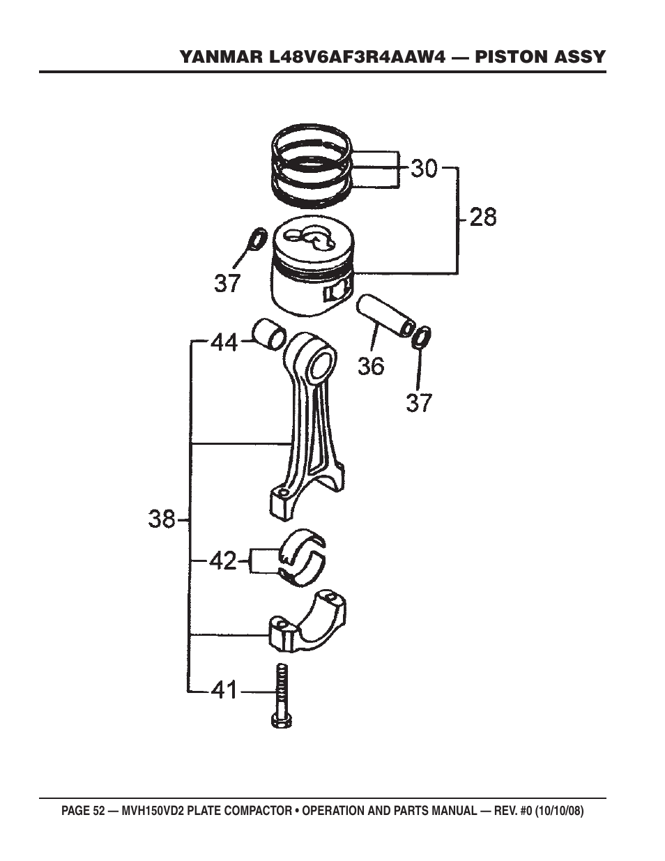 Multiquip MVH150VD2 User Manual | Page 52 / 64