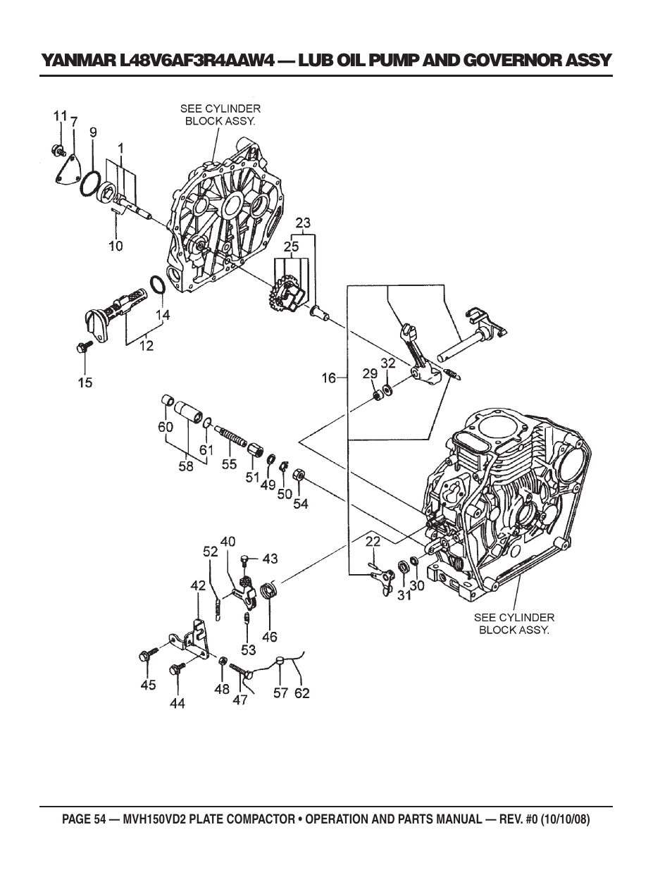 Multiquip MVH150VD2 User Manual | Page 54 / 64