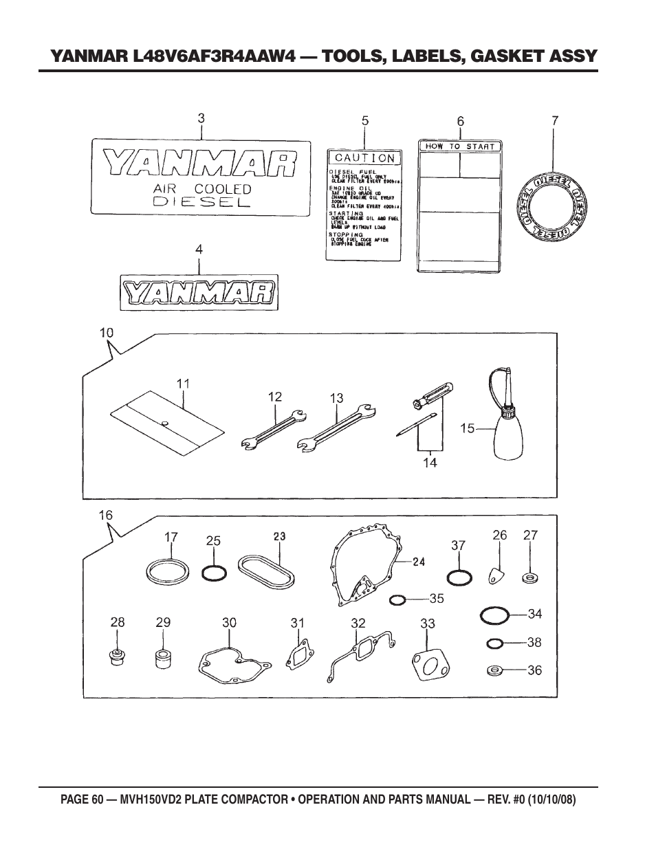 Multiquip MVH150VD2 User Manual | Page 60 / 64