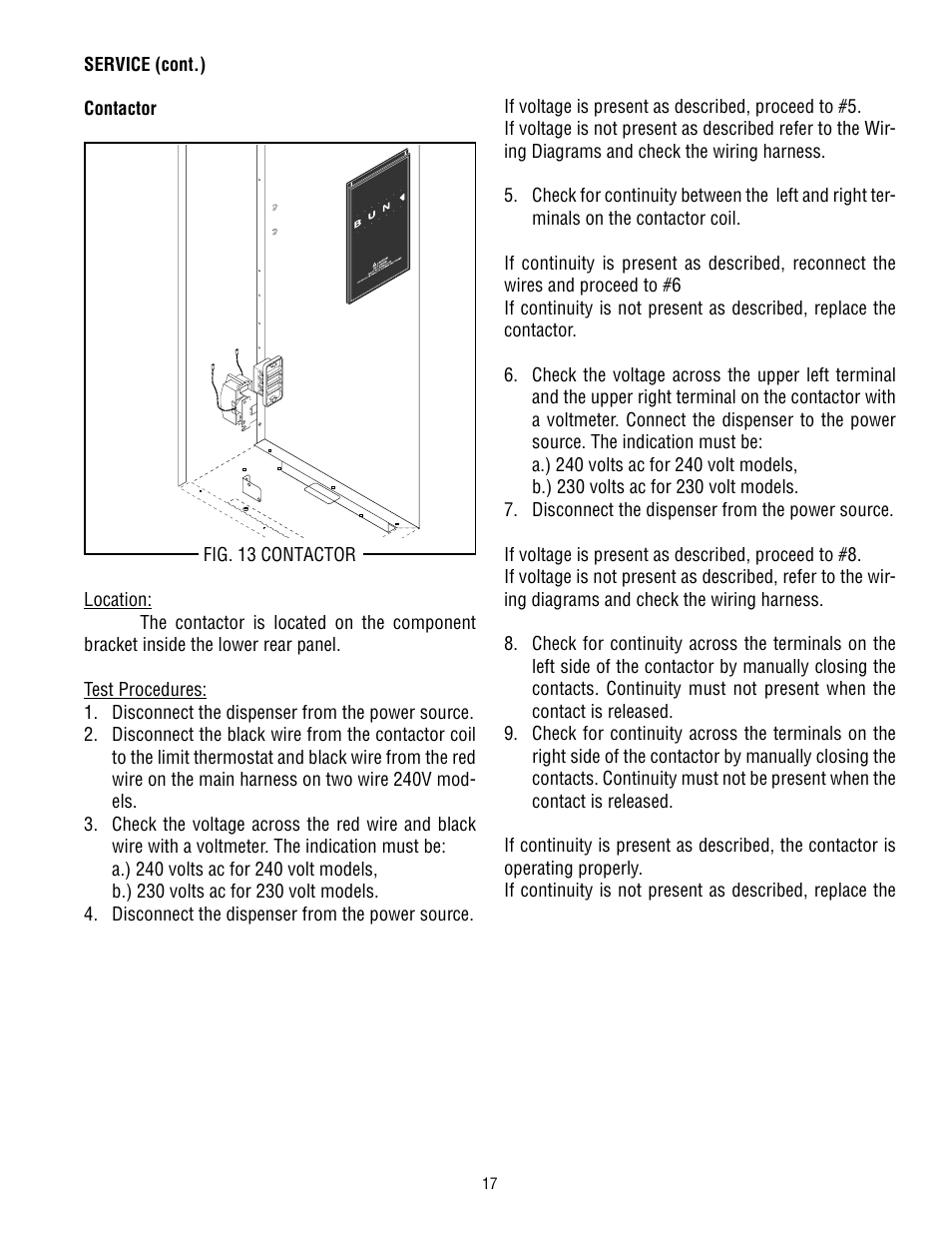 Bunn H5M User Manual | Page 17 / 20