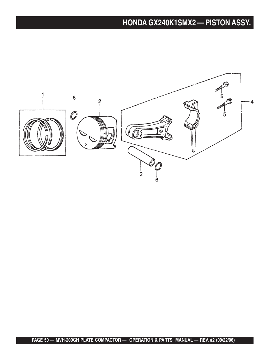 Multiquip MVH200GH User Manual | Page 50 / 82