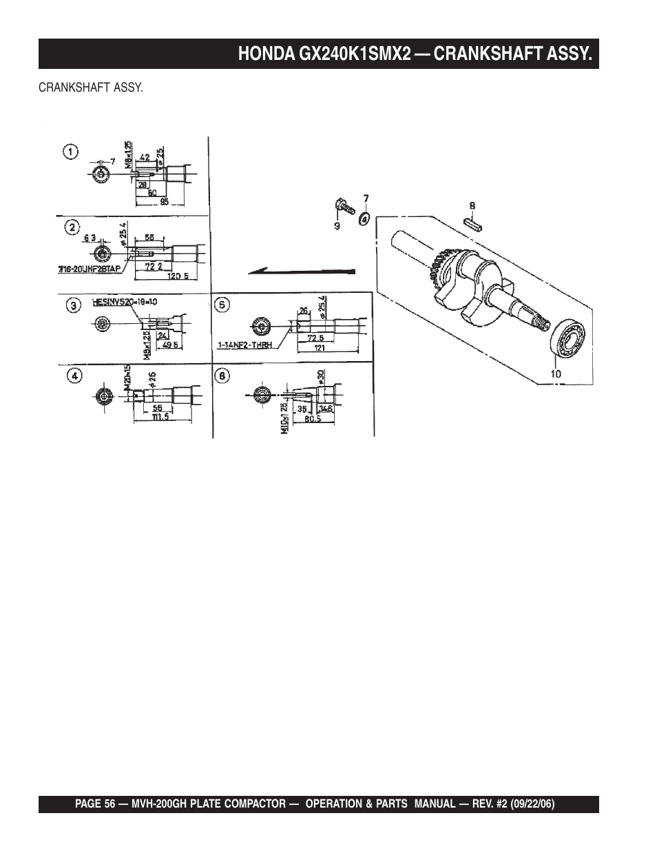 Multiquip MVH200GH User Manual | Page 56 / 82