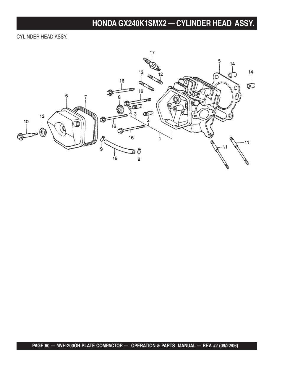 Multiquip MVH200GH User Manual | Page 60 / 82