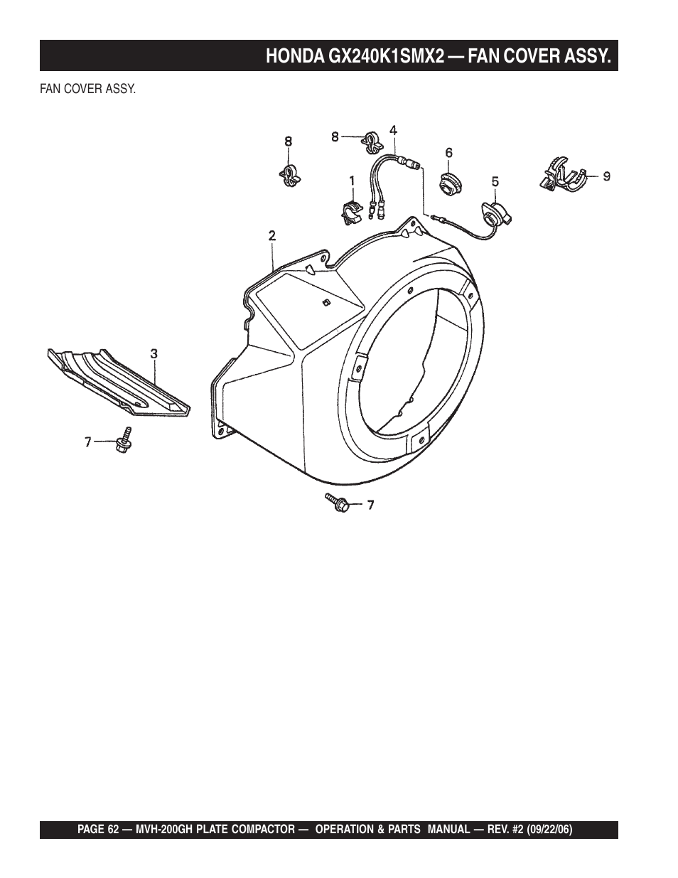 Multiquip MVH200GH User Manual | Page 62 / 82