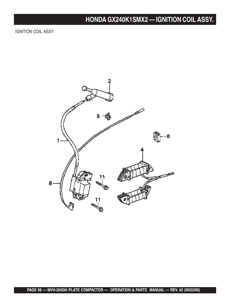 Multiquip MVH200GH User Manual | Page 68 / 82