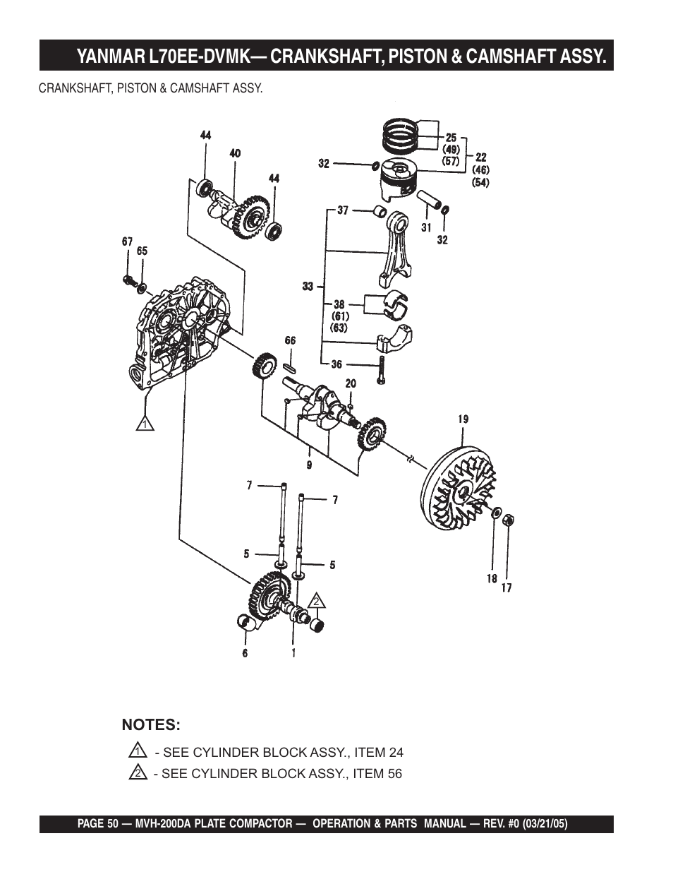 Multiquip MVH200DA User Manual | Page 50 / 64