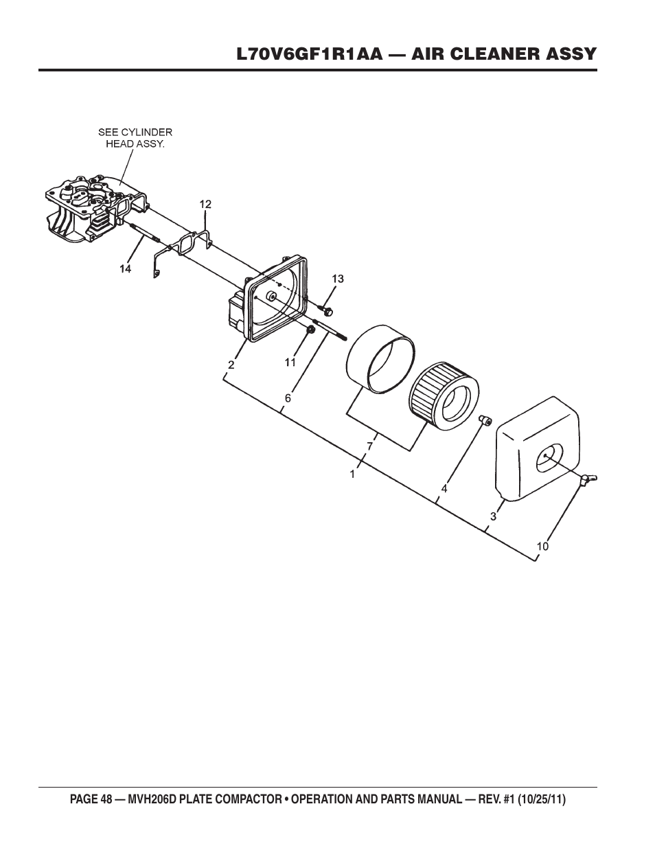 Multiquip MVH206D User Manual | Page 48 / 72
