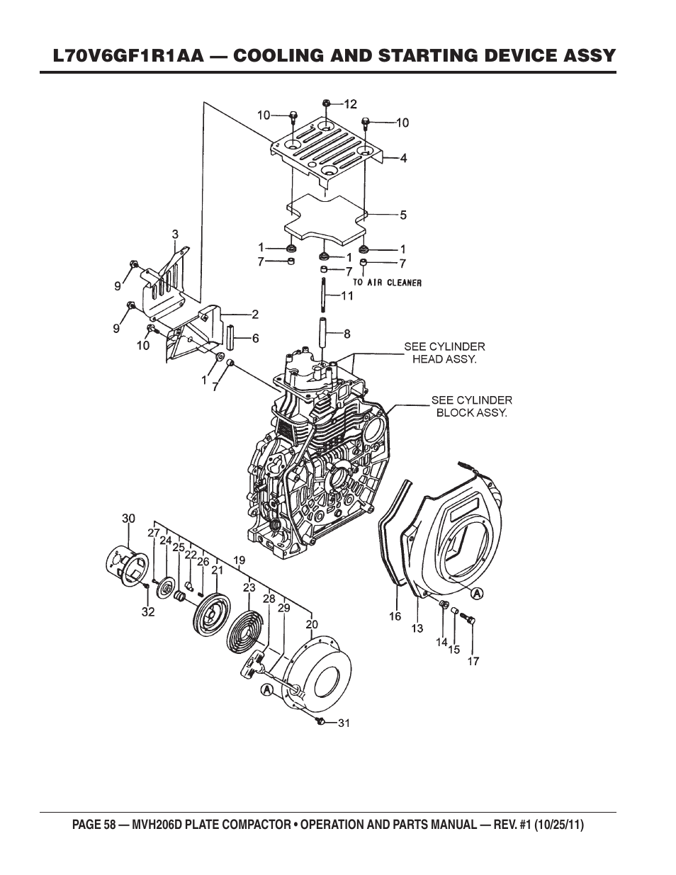 Multiquip MVH206D User Manual | Page 58 / 72