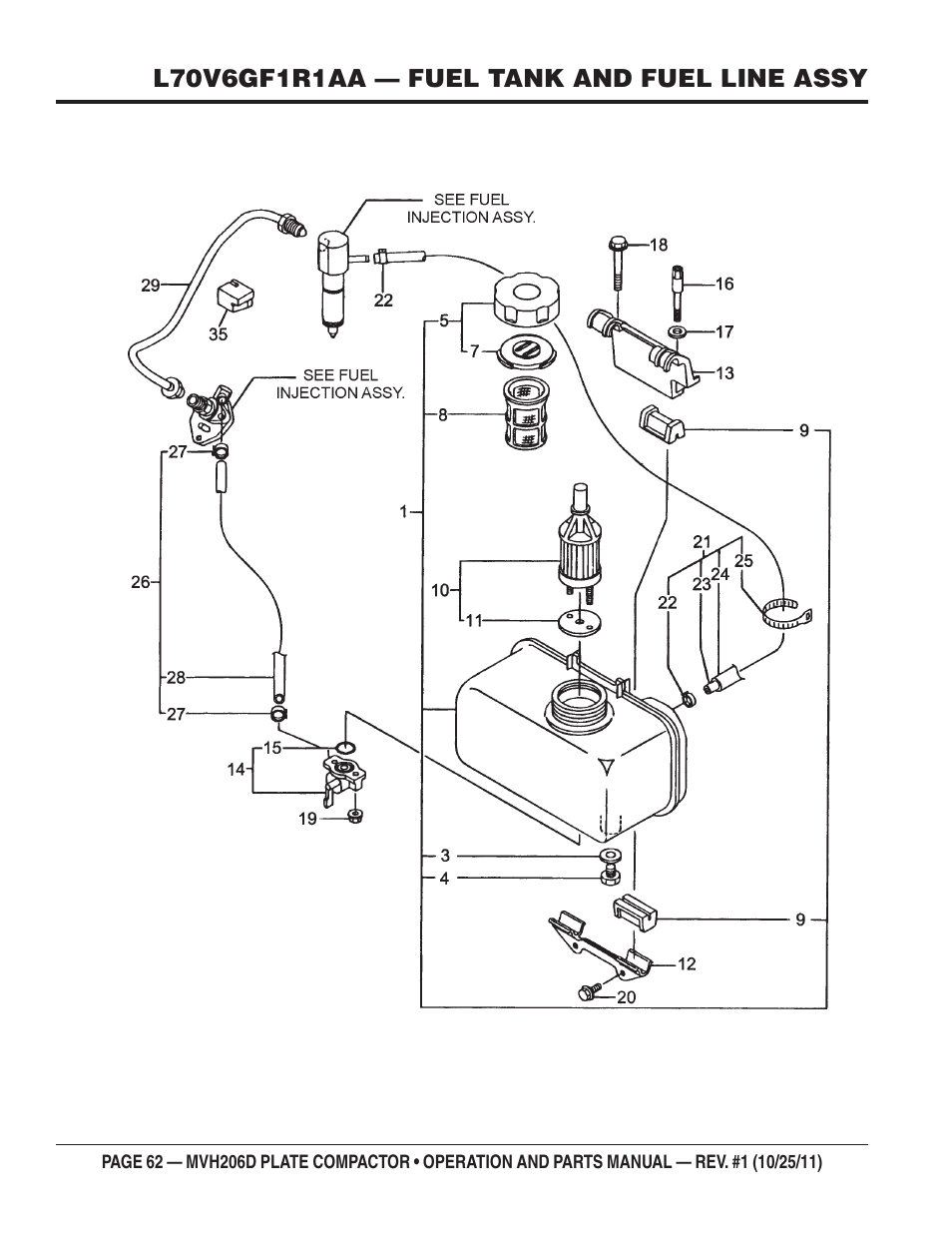 Multiquip MVH206D User Manual | Page 62 / 72