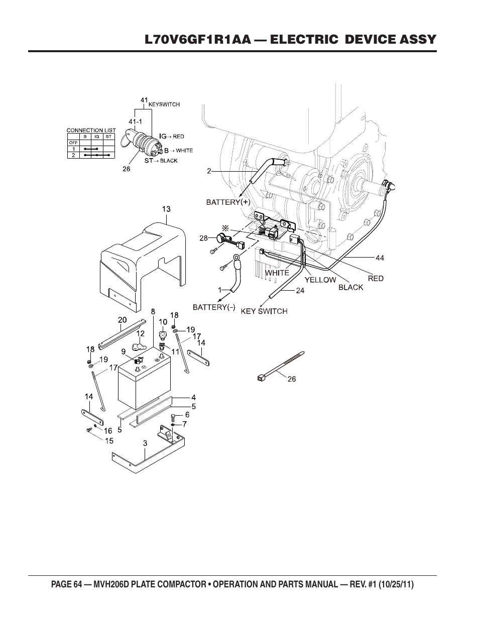 Multiquip MVH206D User Manual | Page 64 / 72