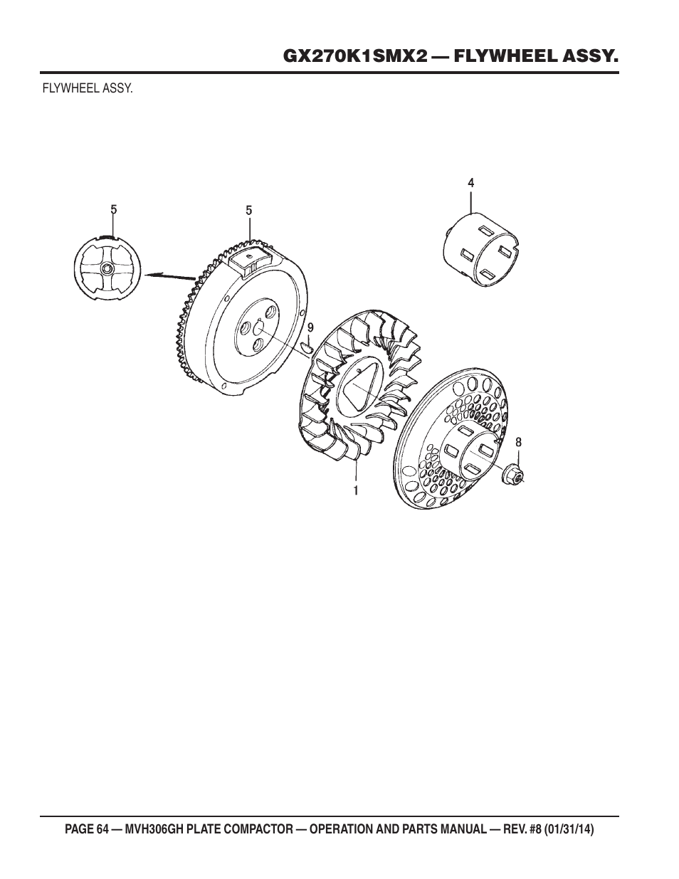 Multiquip MVH306GH User Manual | Page 64 / 80