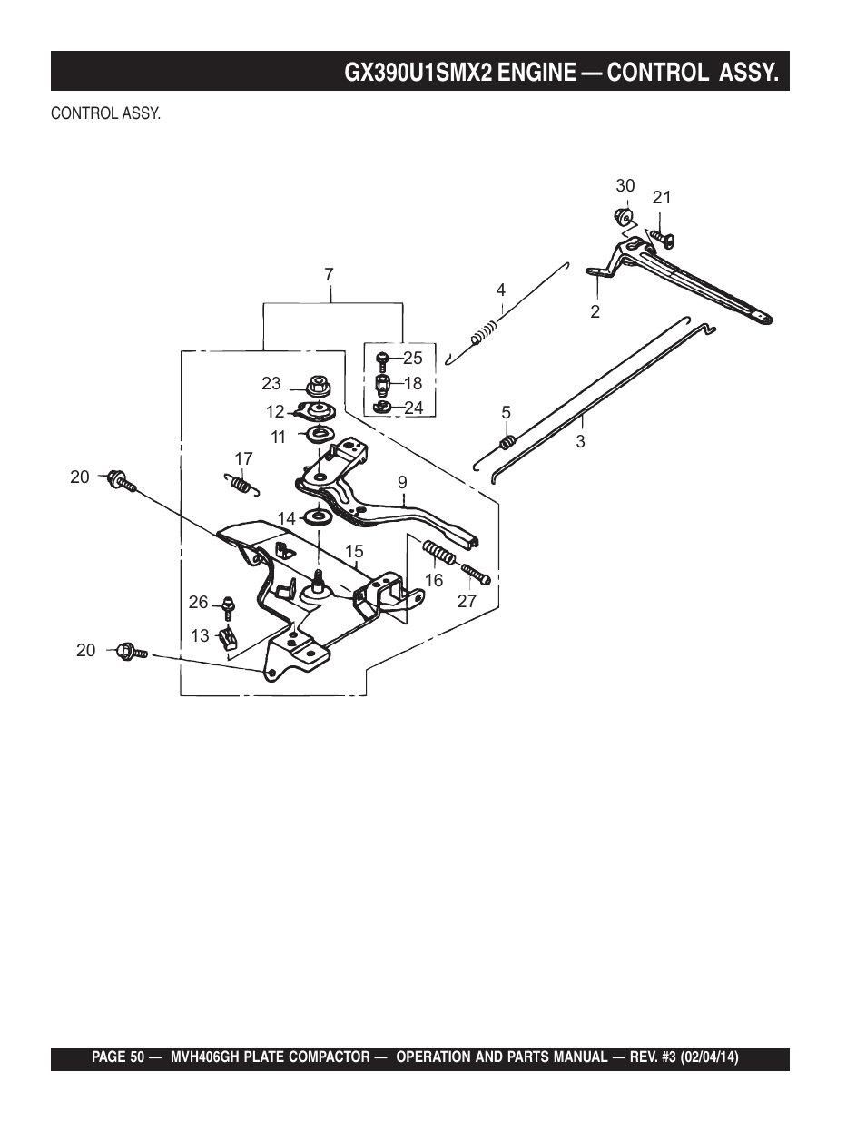 Multiquip MVH406GH User Manual | Page 50 / 78