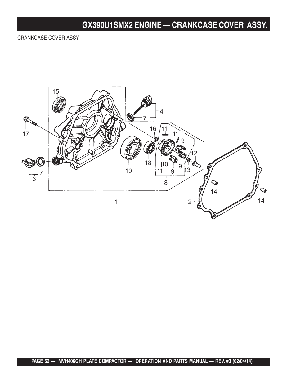 Multiquip MVH406GH User Manual | Page 52 / 78