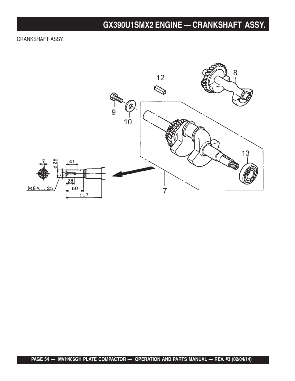 Multiquip MVH406GH User Manual | Page 54 / 78