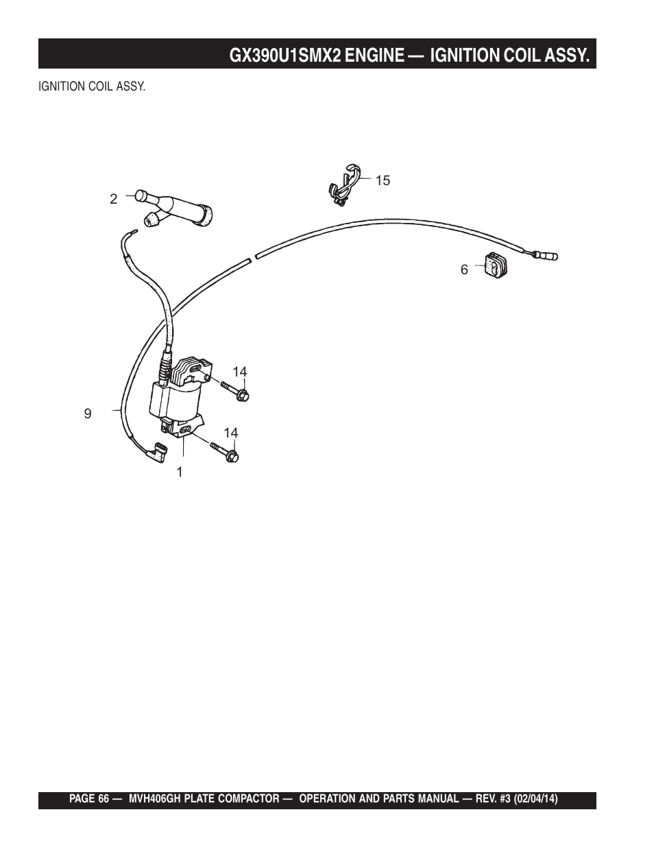 Multiquip MVH406GH User Manual | Page 66 / 78