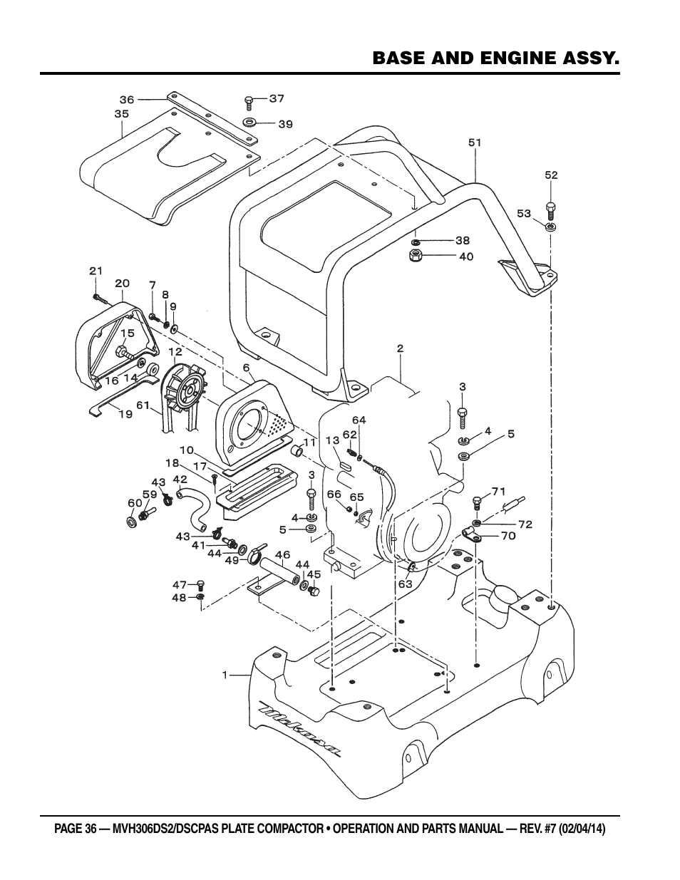 Multiquip MVH306DSCP User Manual | Page 36 / 80