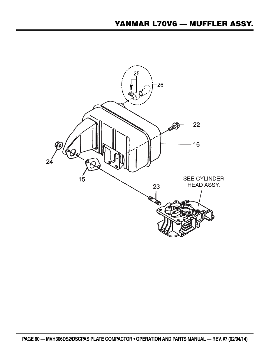 Multiquip MVH306DSCP User Manual | Page 60 / 80