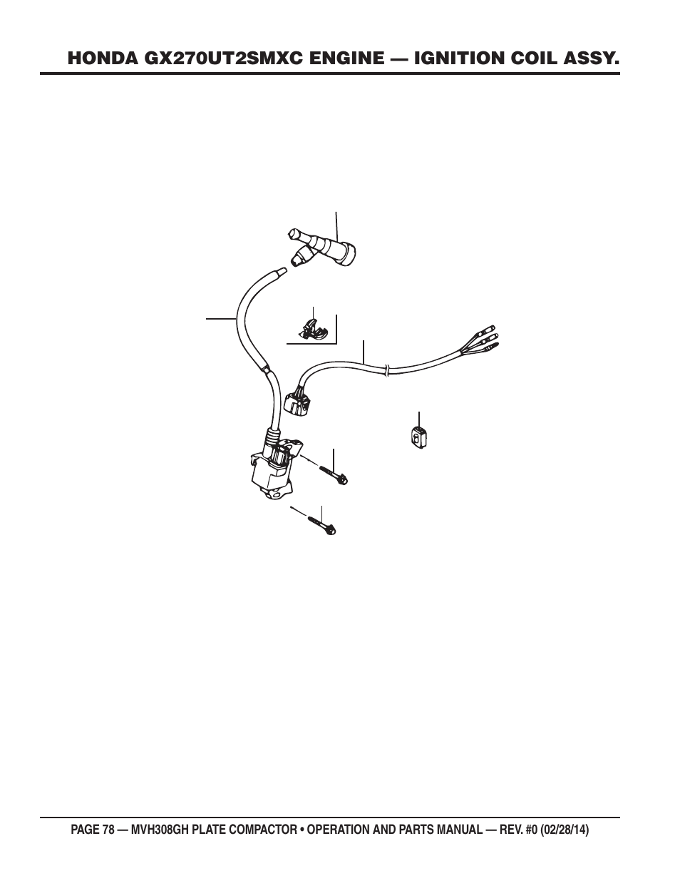 Multiquip MVH308GH User Manual | Page 78 / 86