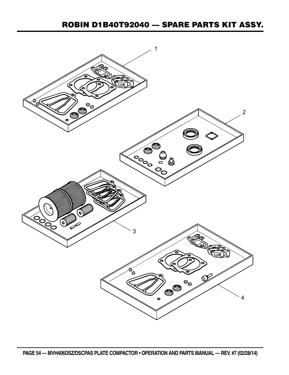 Multiquip MVH406DSCP User Manual | Page 54 / 104