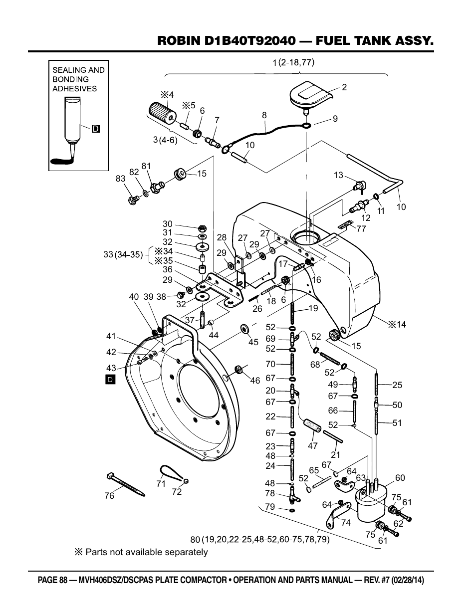 Multiquip MVH406DSCP User Manual | Page 88 / 104