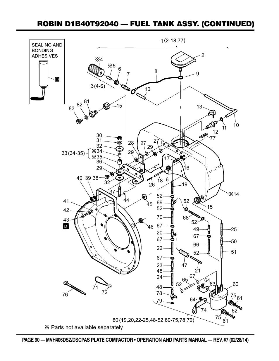 Multiquip MVH406DSCP User Manual | Page 90 / 104