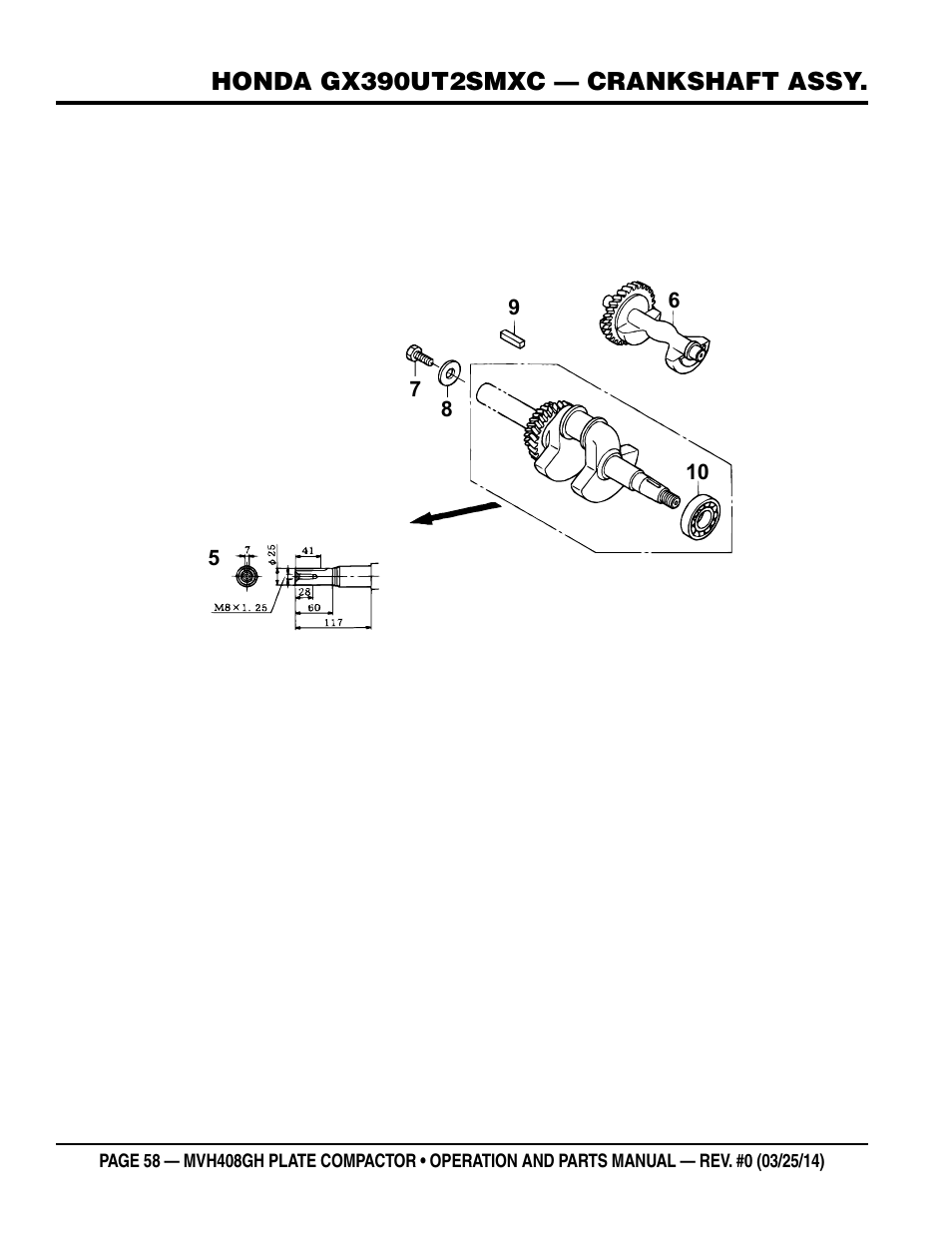 Multiquip MVH408GH User Manual | Page 58 / 86