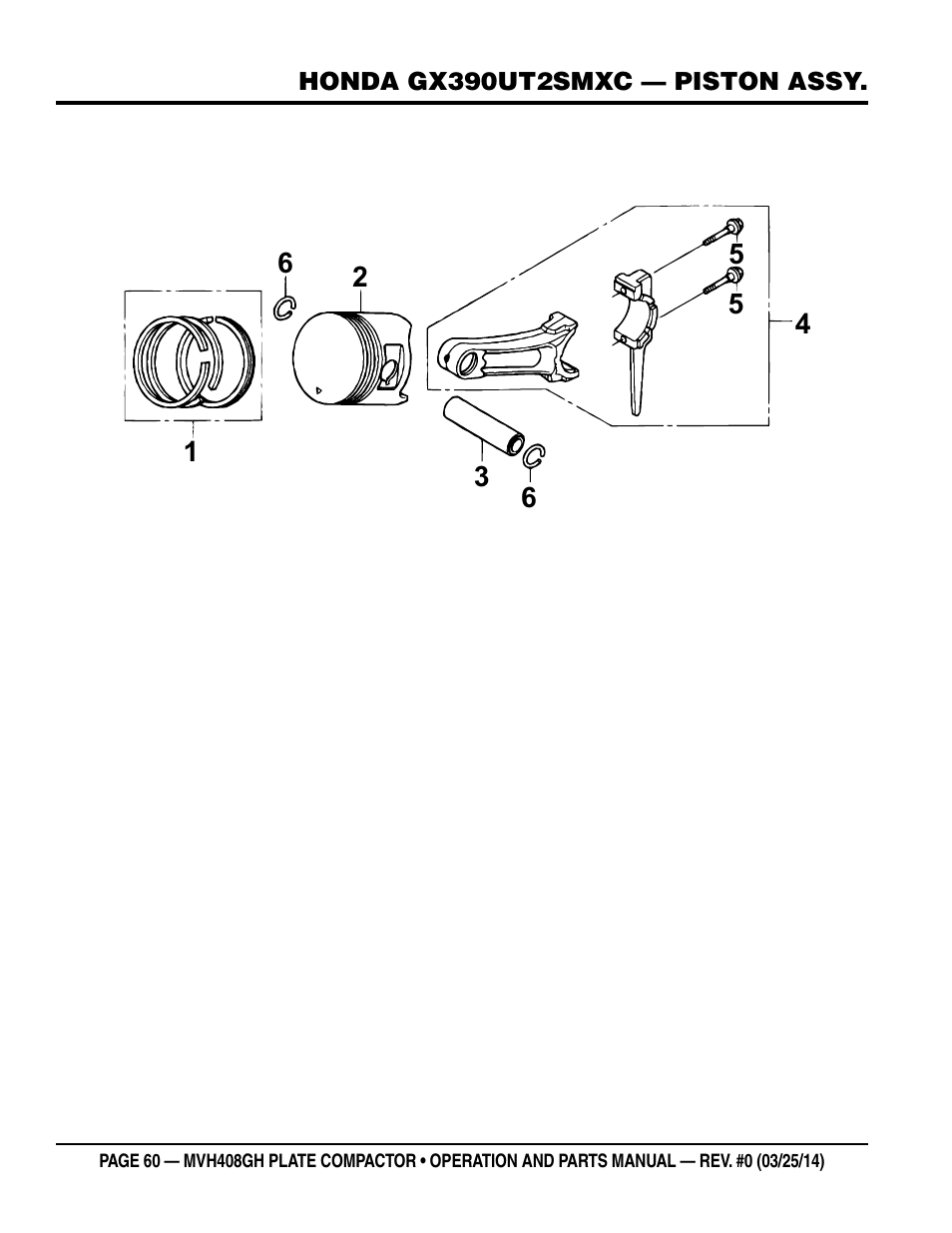 Multiquip MVH408GH User Manual | Page 60 / 86