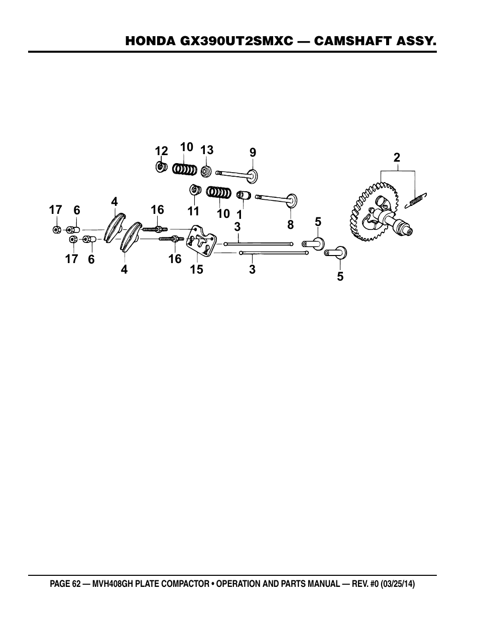 Multiquip MVH408GH User Manual | Page 62 / 86