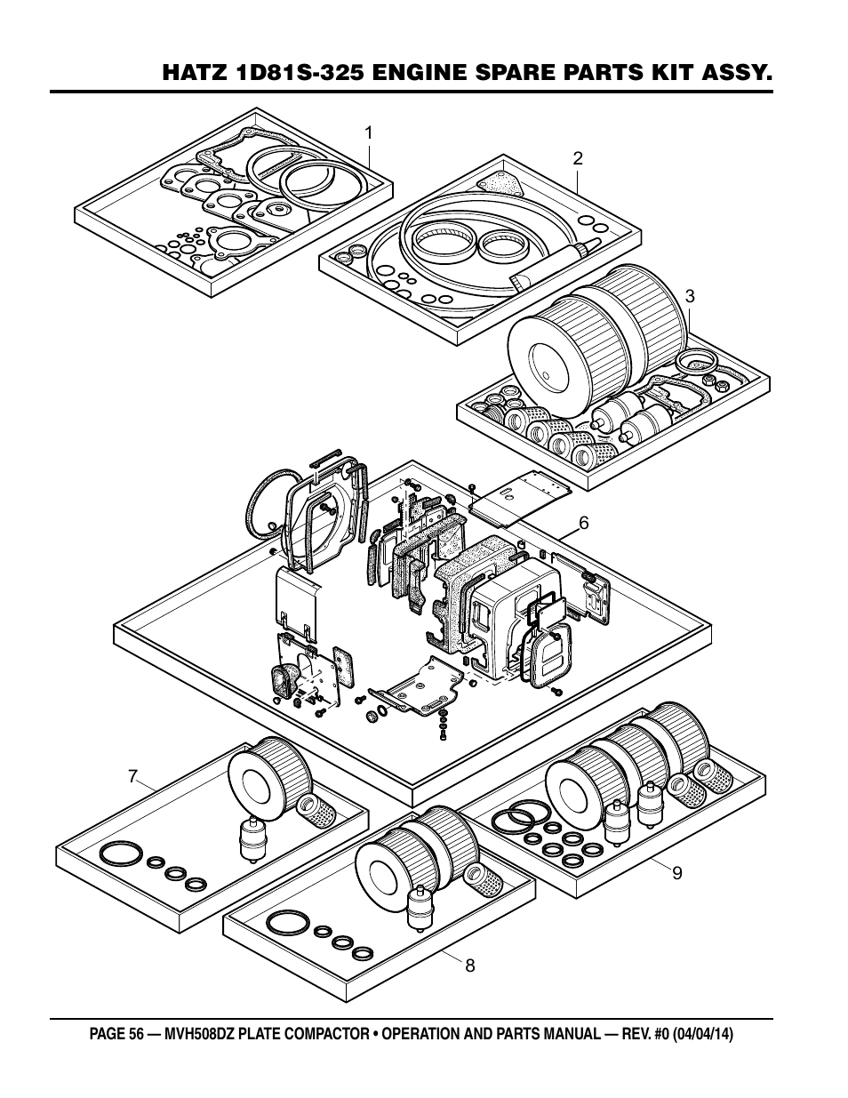 Multiquip MVH508DZ User Manual | Page 56 / 100