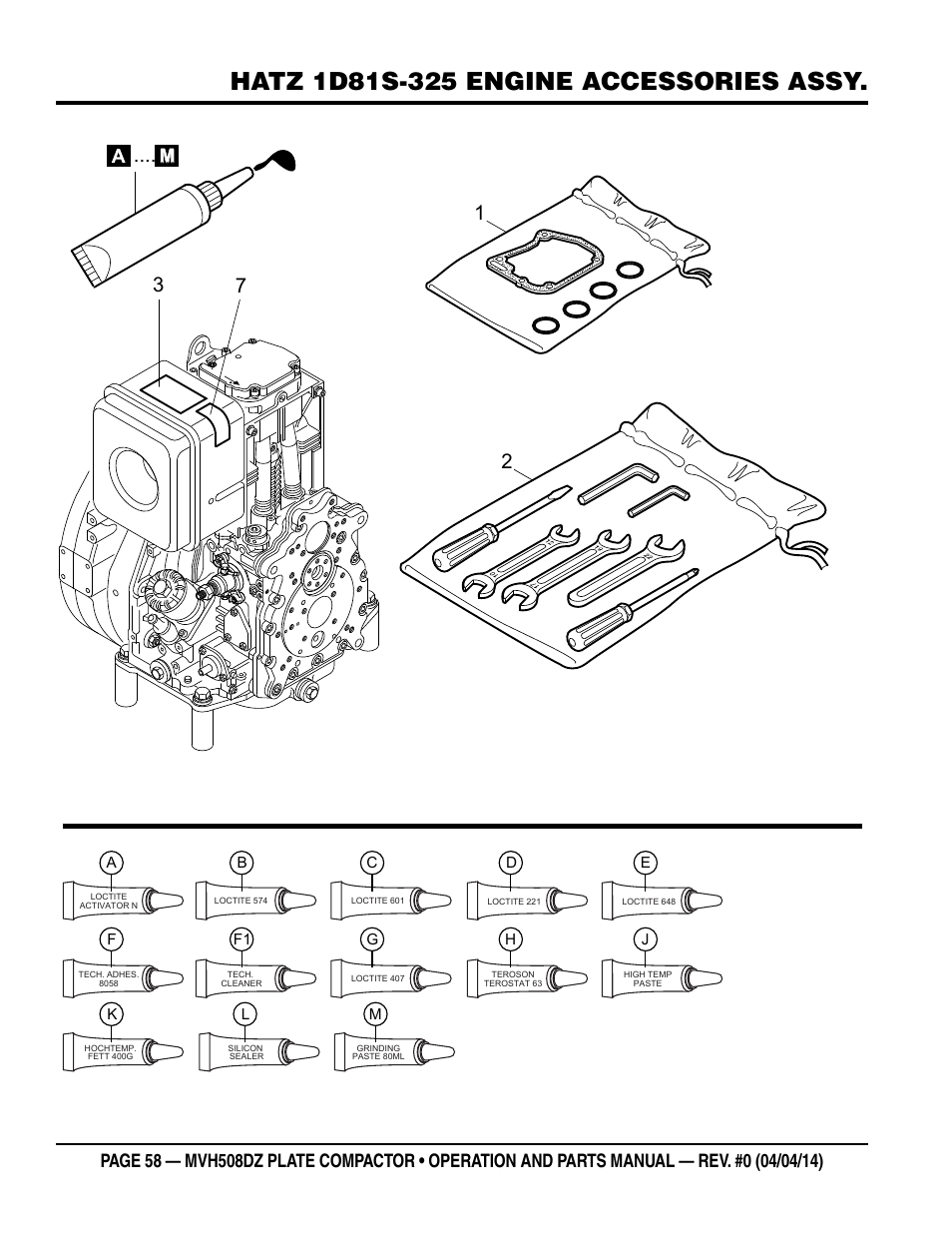 Multiquip MVH508DZ User Manual | Page 58 / 100