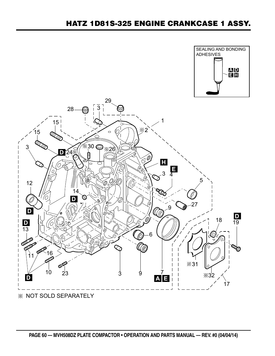 Multiquip MVH508DZ User Manual | Page 60 / 100